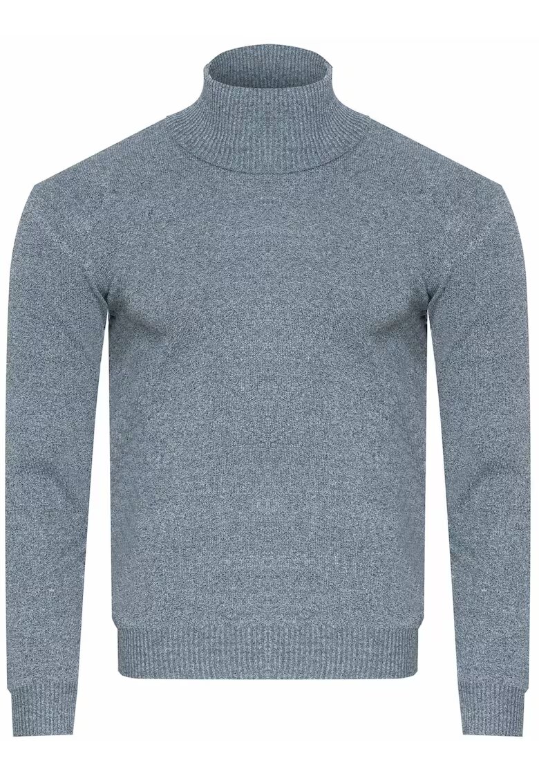 Must Pulover barbati - S8526 - guler rulat - gri deschis - fabrica originala