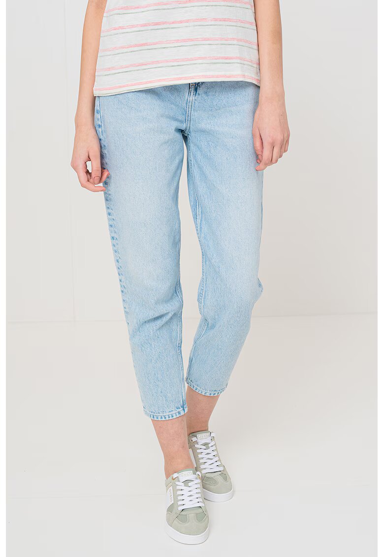 Mustang Blogi capri mom-fit - Albastru deschis melange