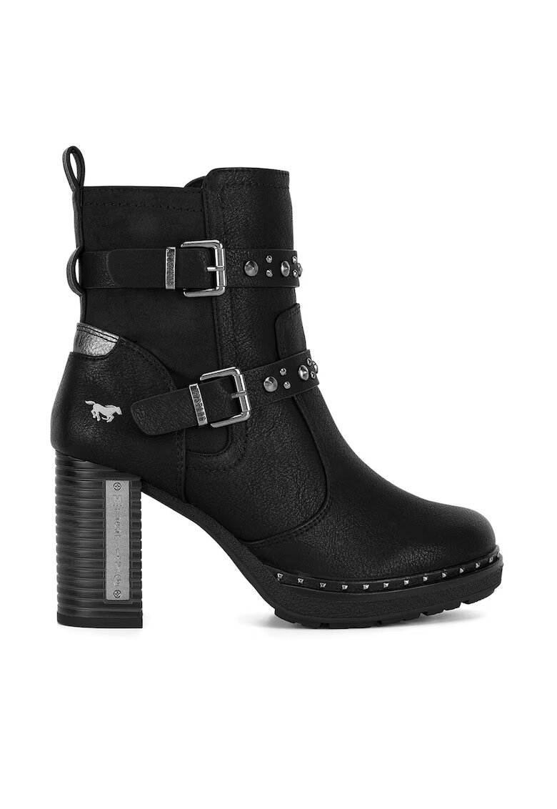 Mustang Botine dama 1336-512 - Textil - Negru -