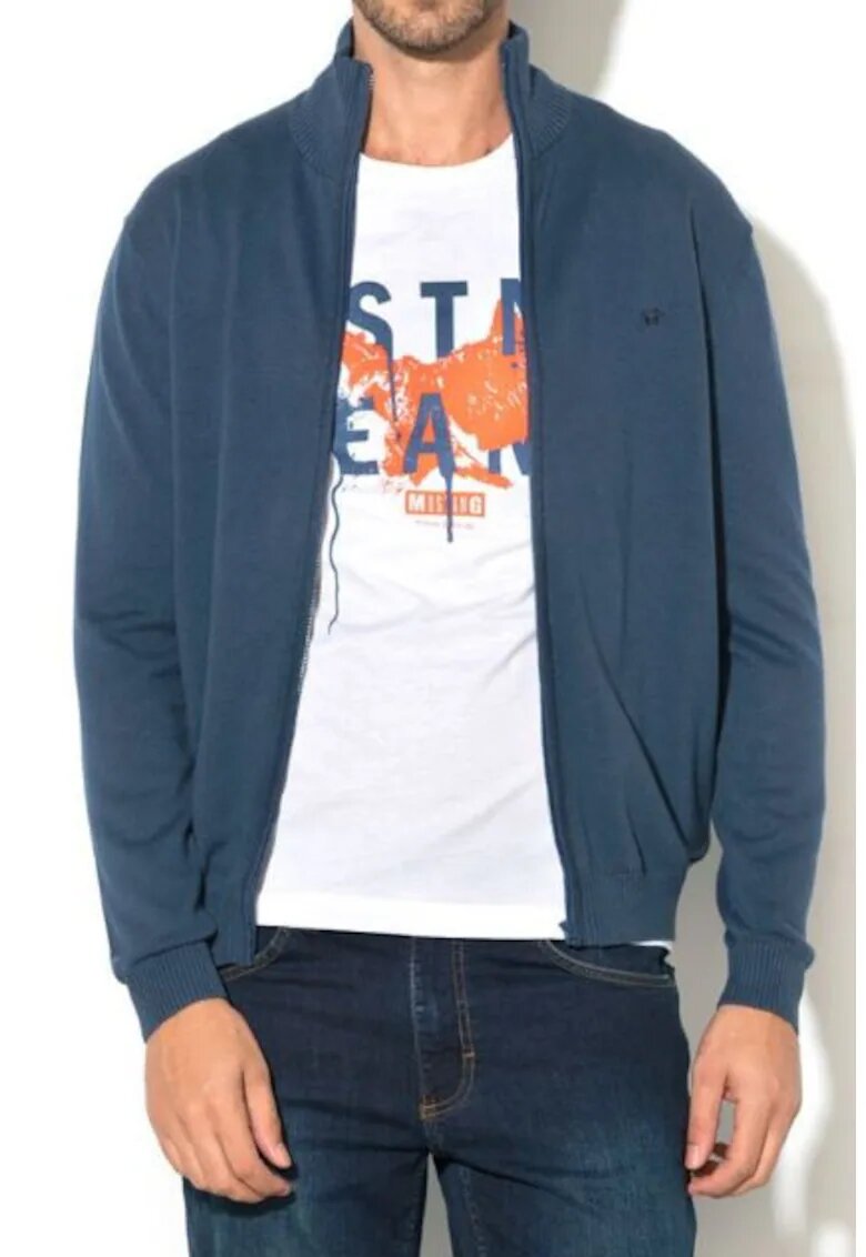 Mustang Cardigan cu fermoar -