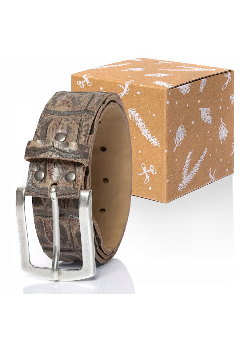Mustang Curea barbati BELT - piele naturala - 40mm - culoare maro - marime talie 85 cm