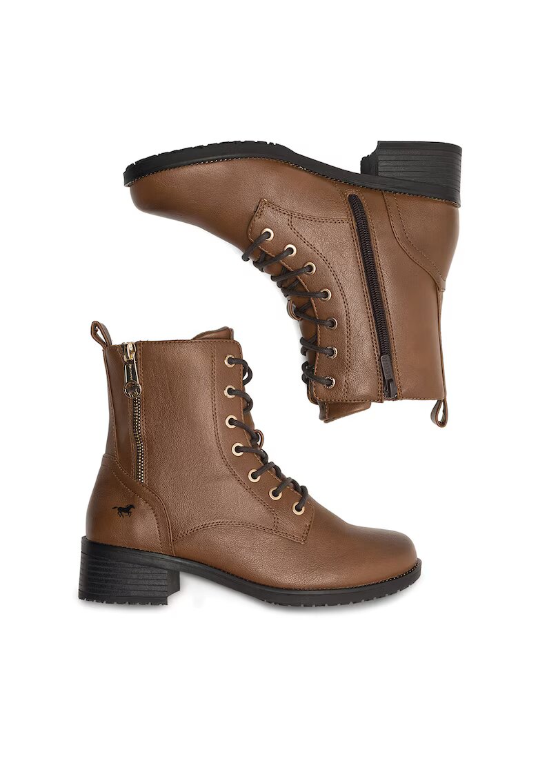 Mustang Ghete dama 1402-502 - Piele ecologica - Maro