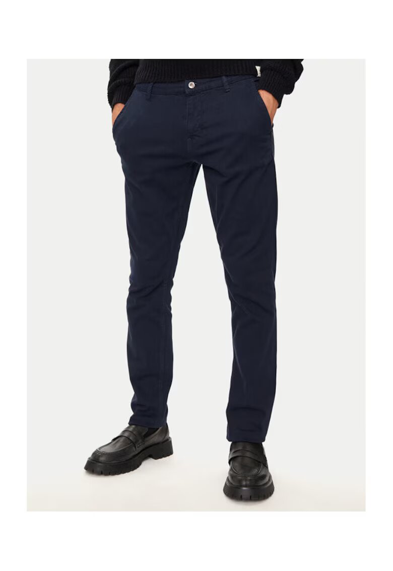Mustang Pantaloni barbati - 304464478 - Bumbac - 46793 - Albastru
