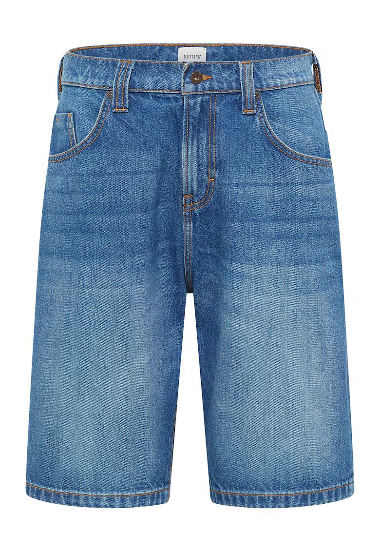 Mustang Pantaloni scurti din denim barbati 1016457 - Bumbac - Albastru - Albastru