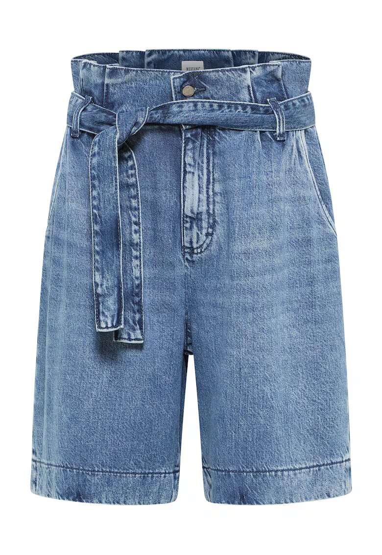 Mustang Pantaloni scurti din denim dama 1016559 - Lyocell - Albastru - Albastru