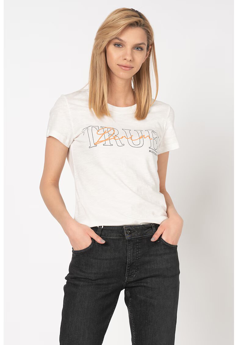 Mustang Tricou din bumbac Alexia d - Alb