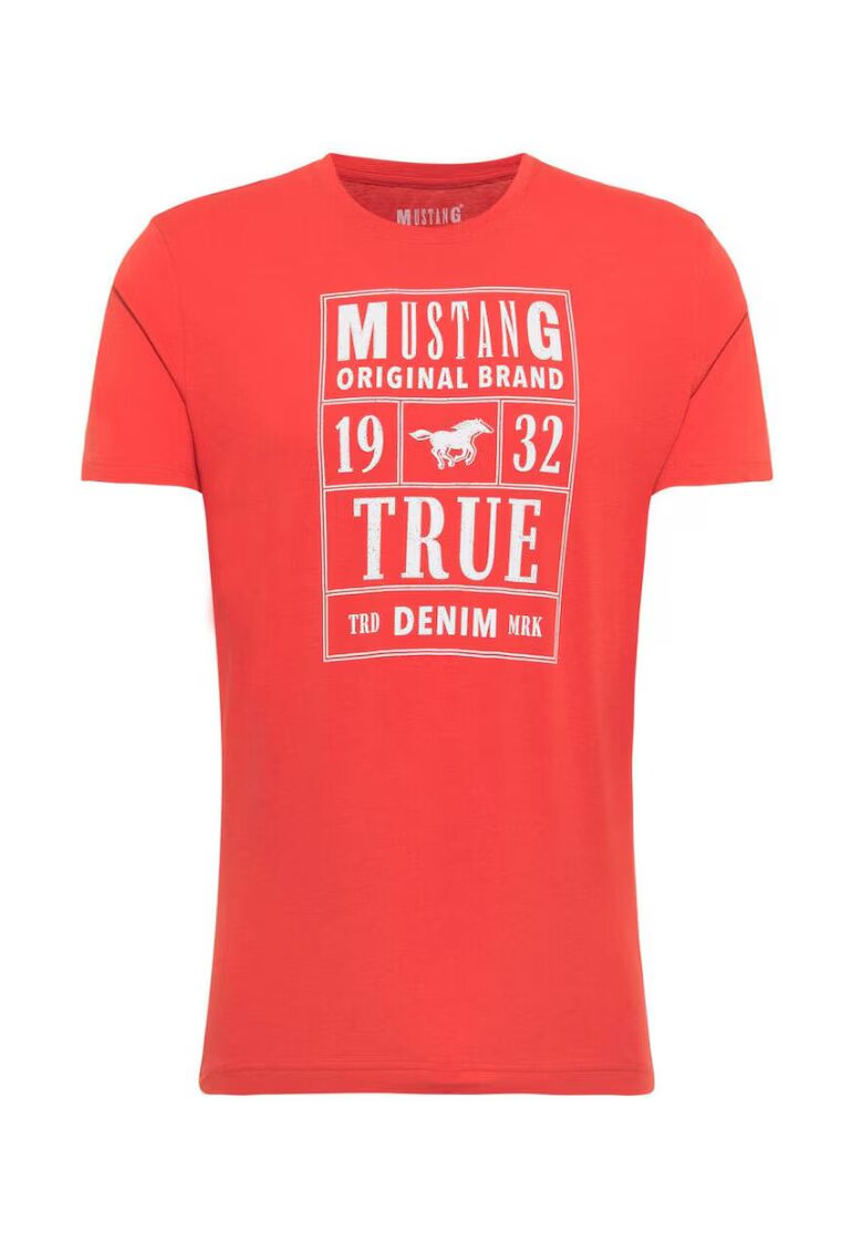 Mustang Tricou din bumbac cu imprimeu logo Alex C -