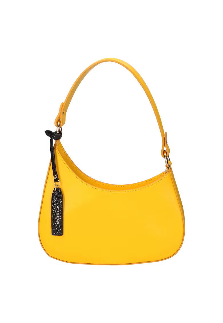 My-Best Bag Geanta de piele cu bareta de umar - Galben
