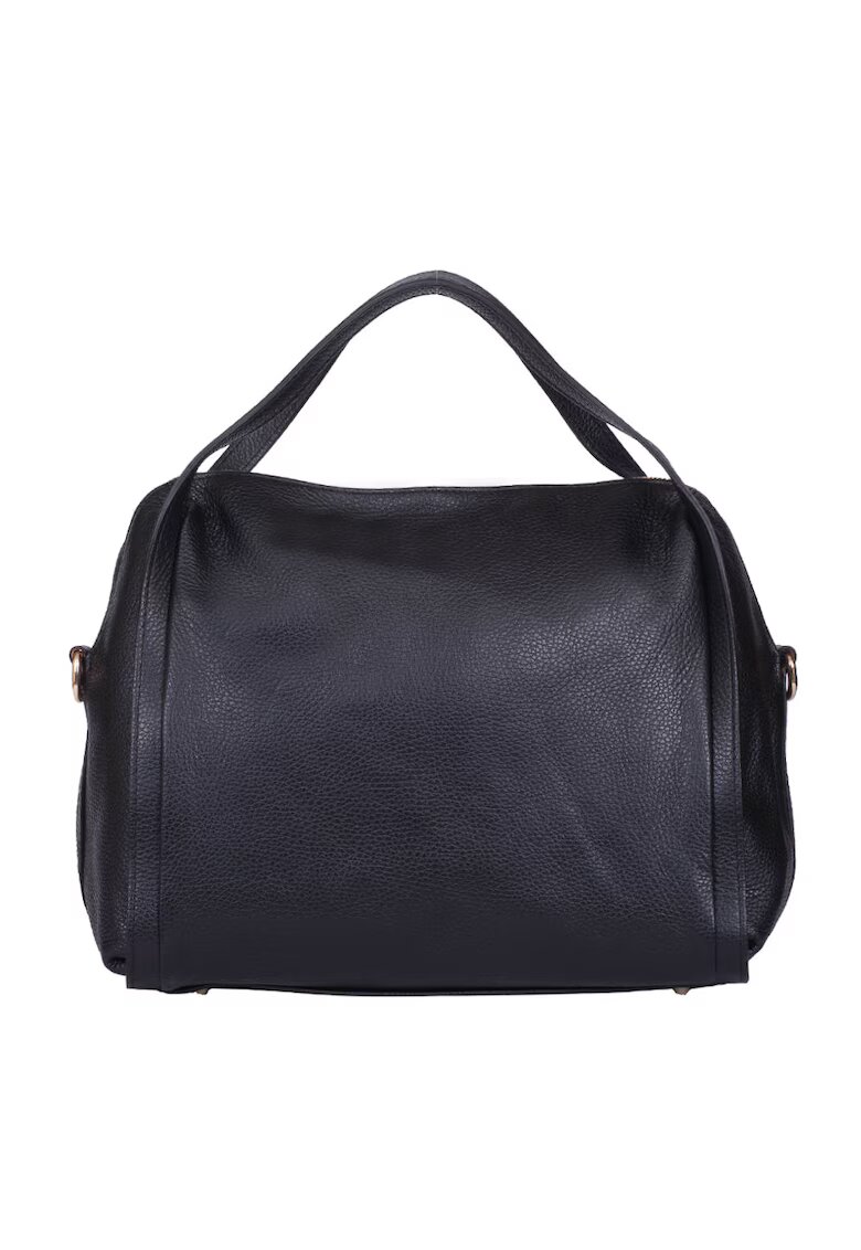 myOwn Geanta dama din piele naturala Evelyn - Negru