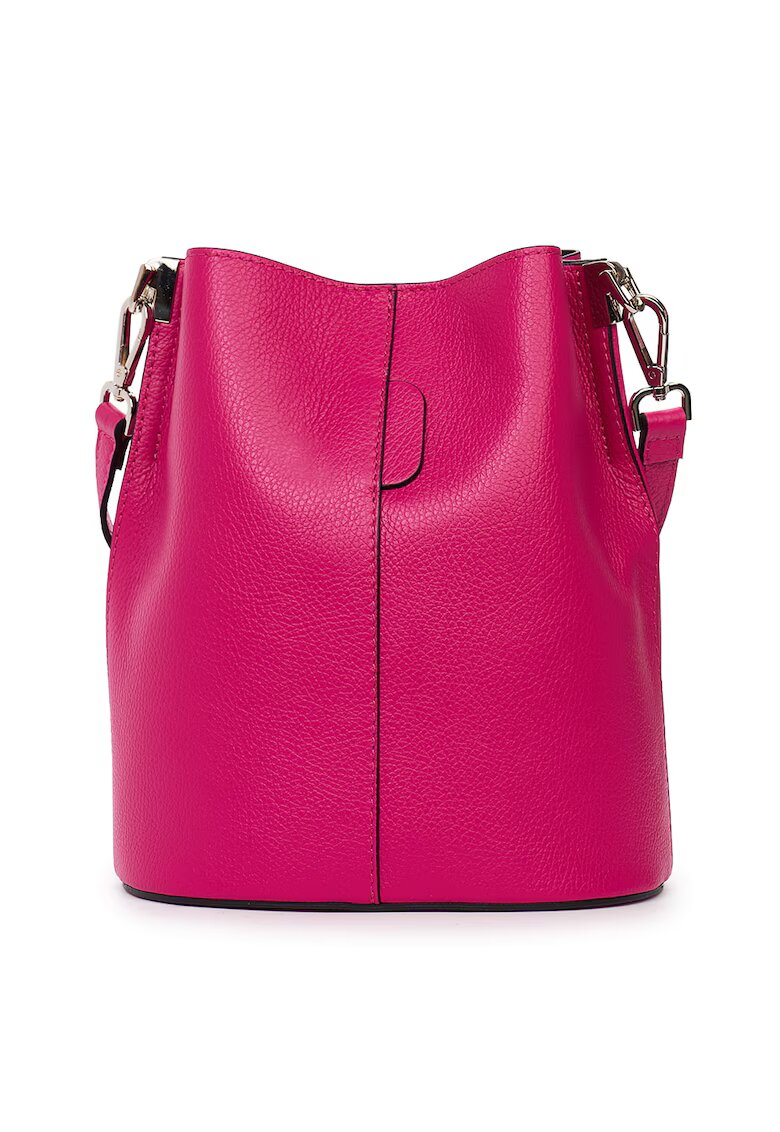 myOwn Geanta dama din piele naturala Mimosa - Fucsia