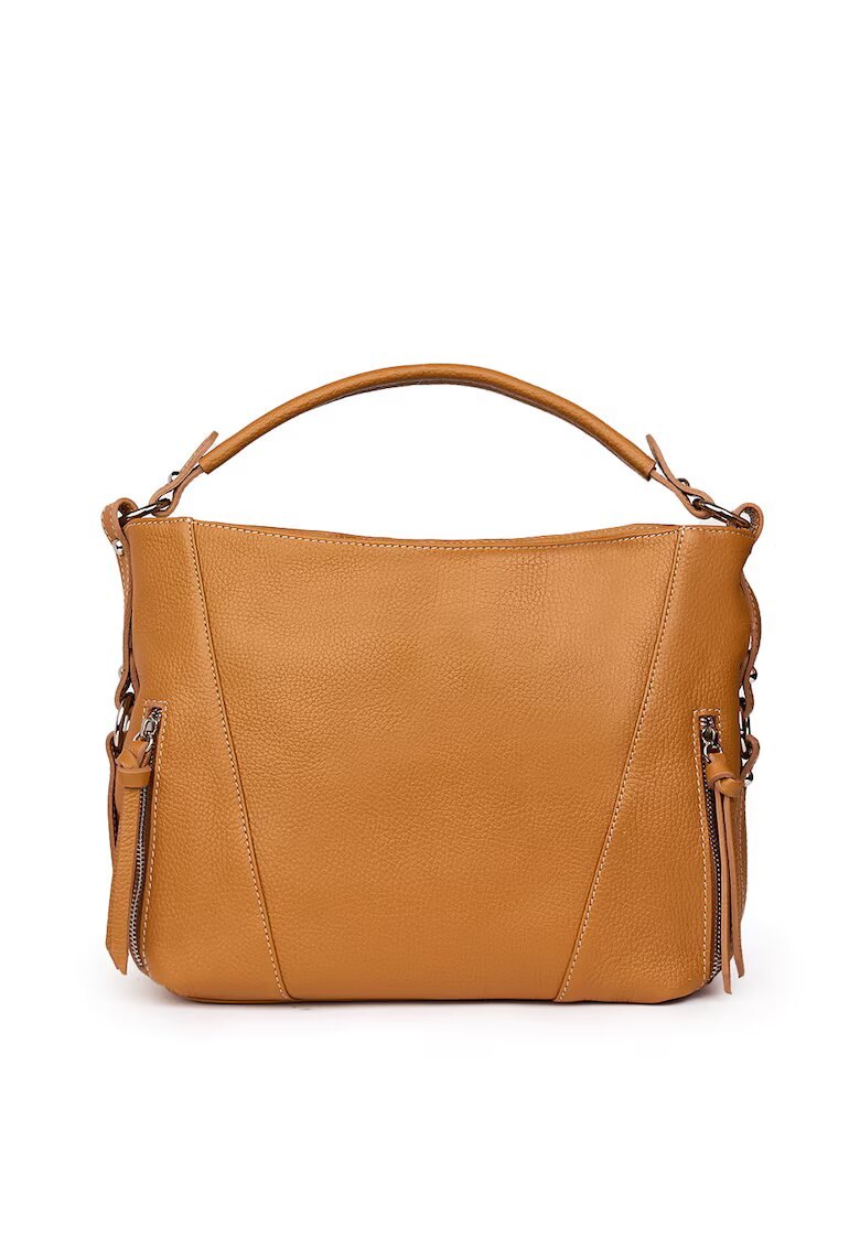myOwn Geanta dama din piele naturala Samira coniac - 27x38cm