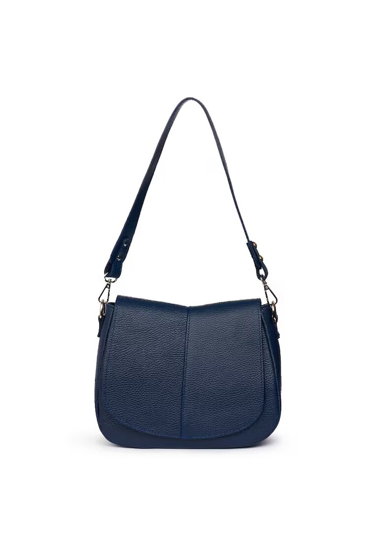 myOwn Geanta din piele naturala Roberta - Bleumarin