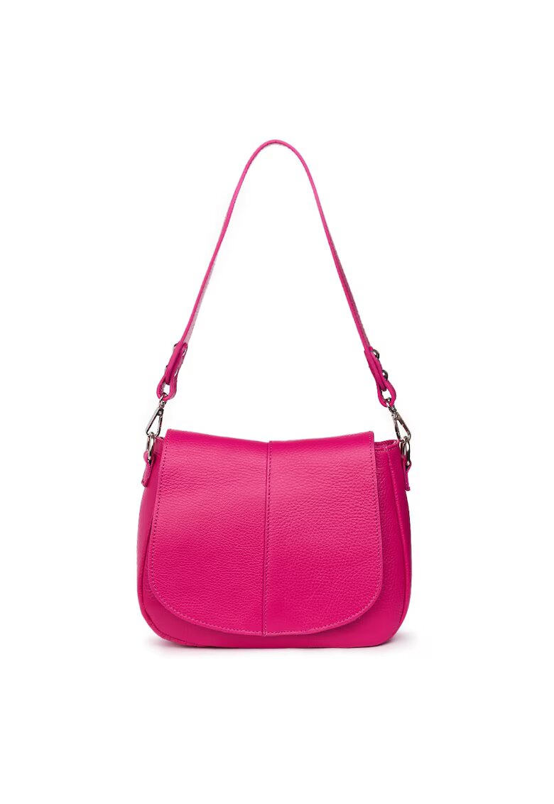 myOwn Geanta din piele naturala Roberta - Fucsia