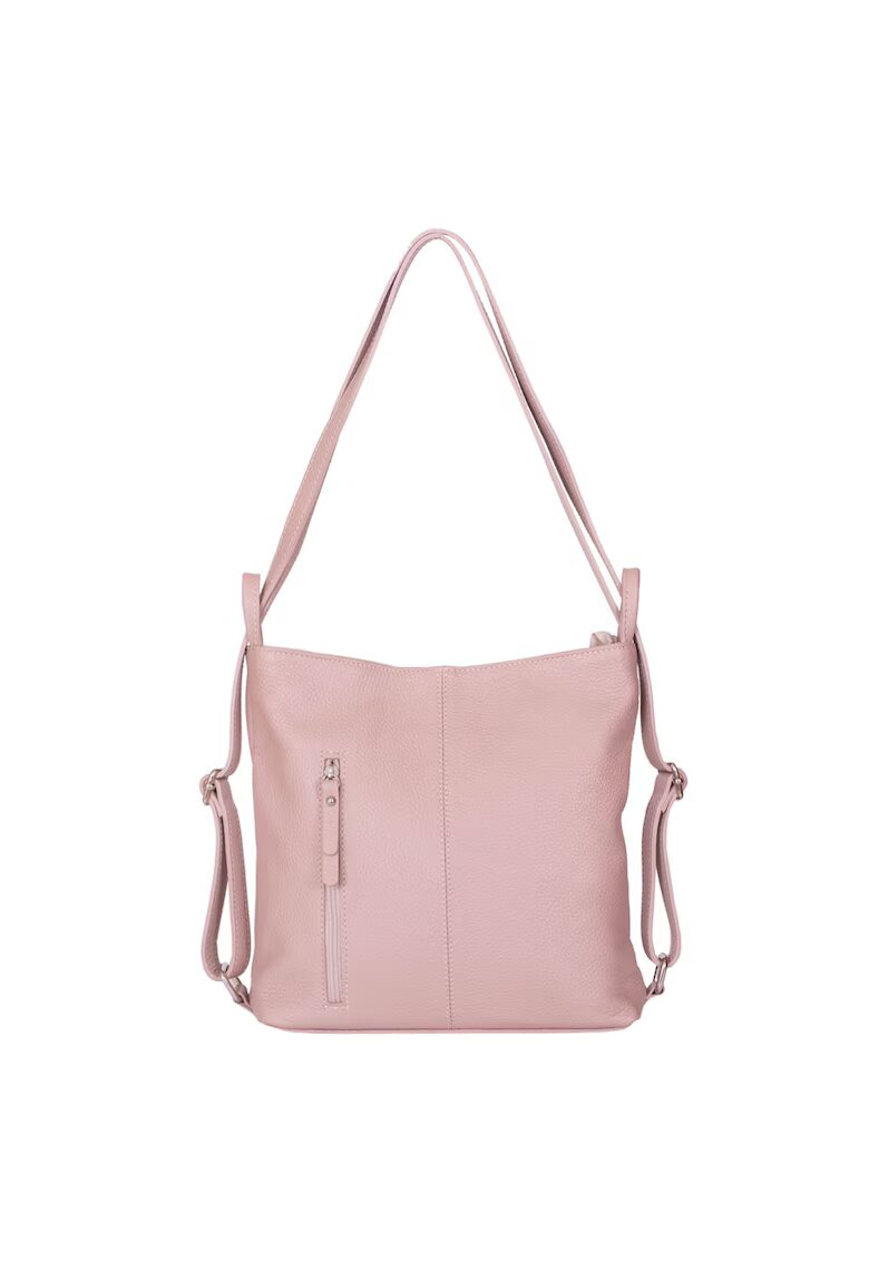 myOwn Geanta rucsac 2-in-1 din piele naturala Alesandra - Roz