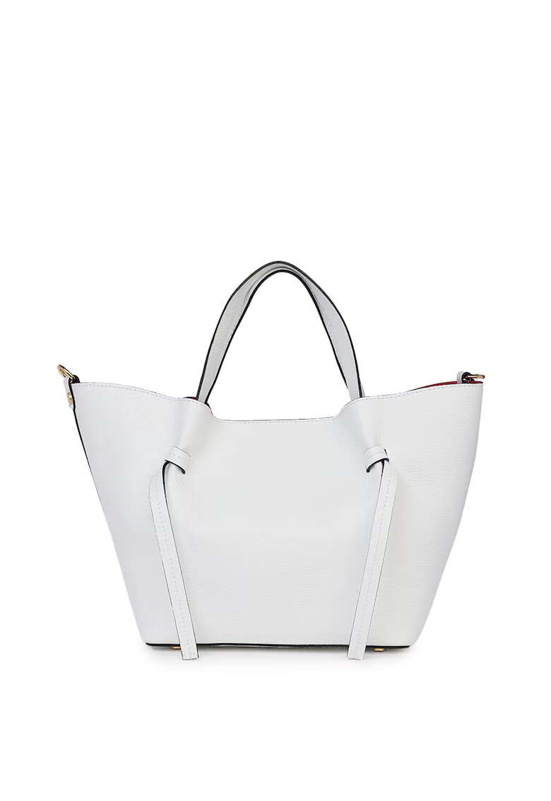 myOwn Geanta shopper din piele naturala Veronica - Alb