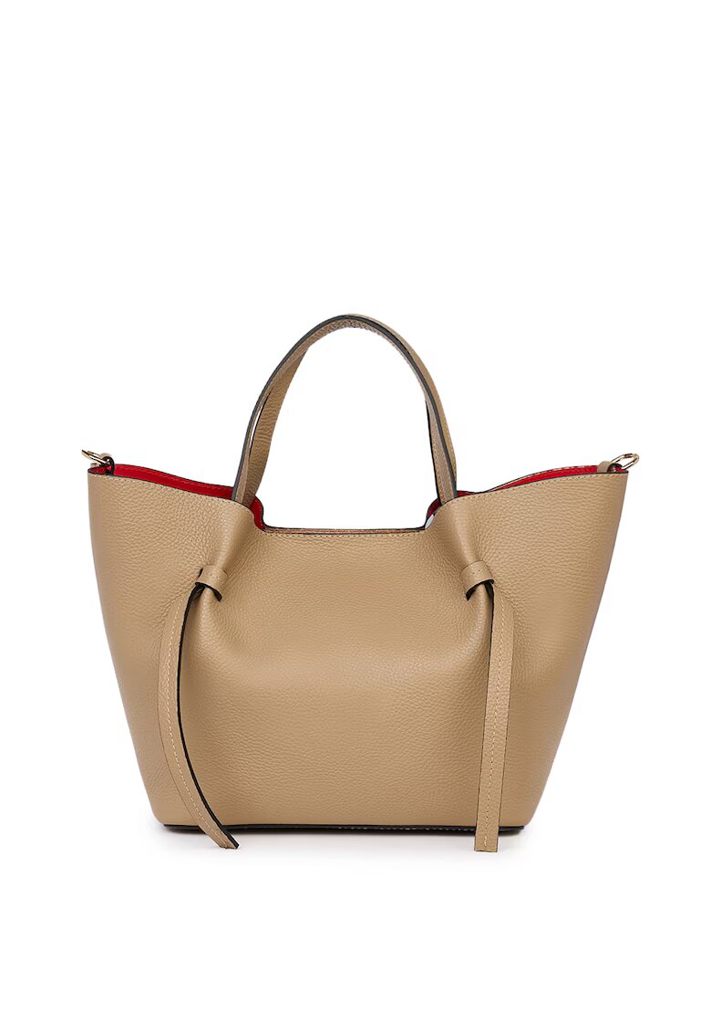 myOwn Geanta shopper din piele naturala Veronica - Bej