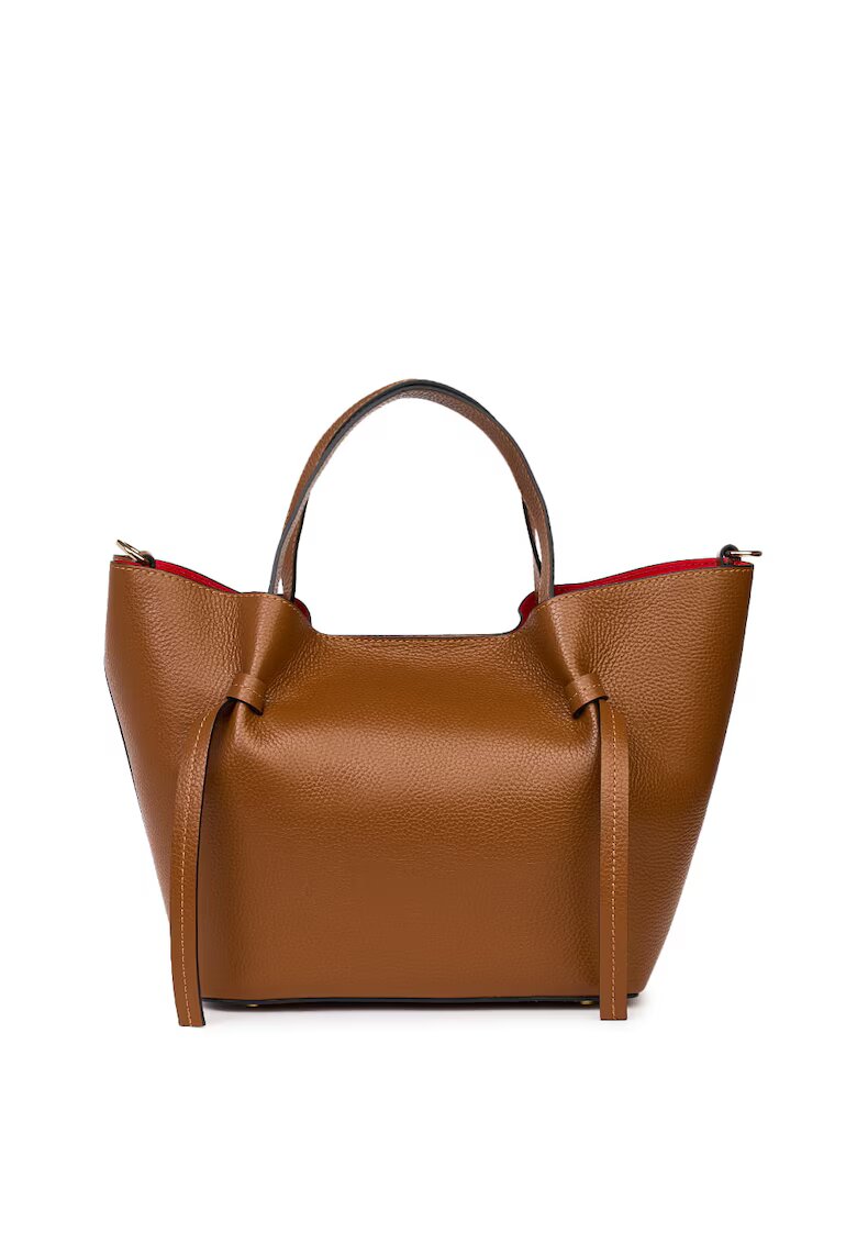 myOwn Geanta shopper din piele naturala Veronica - Coniac