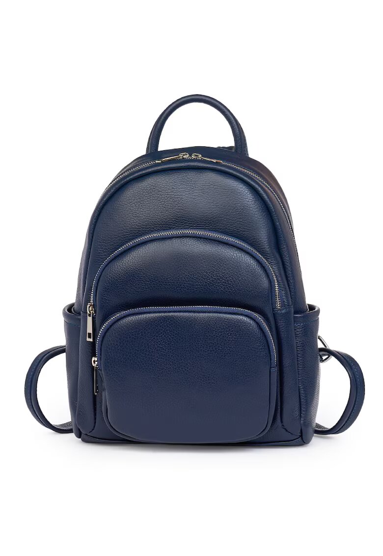 myOwn Rucsac din piele naturala Alghero - Bleumarin