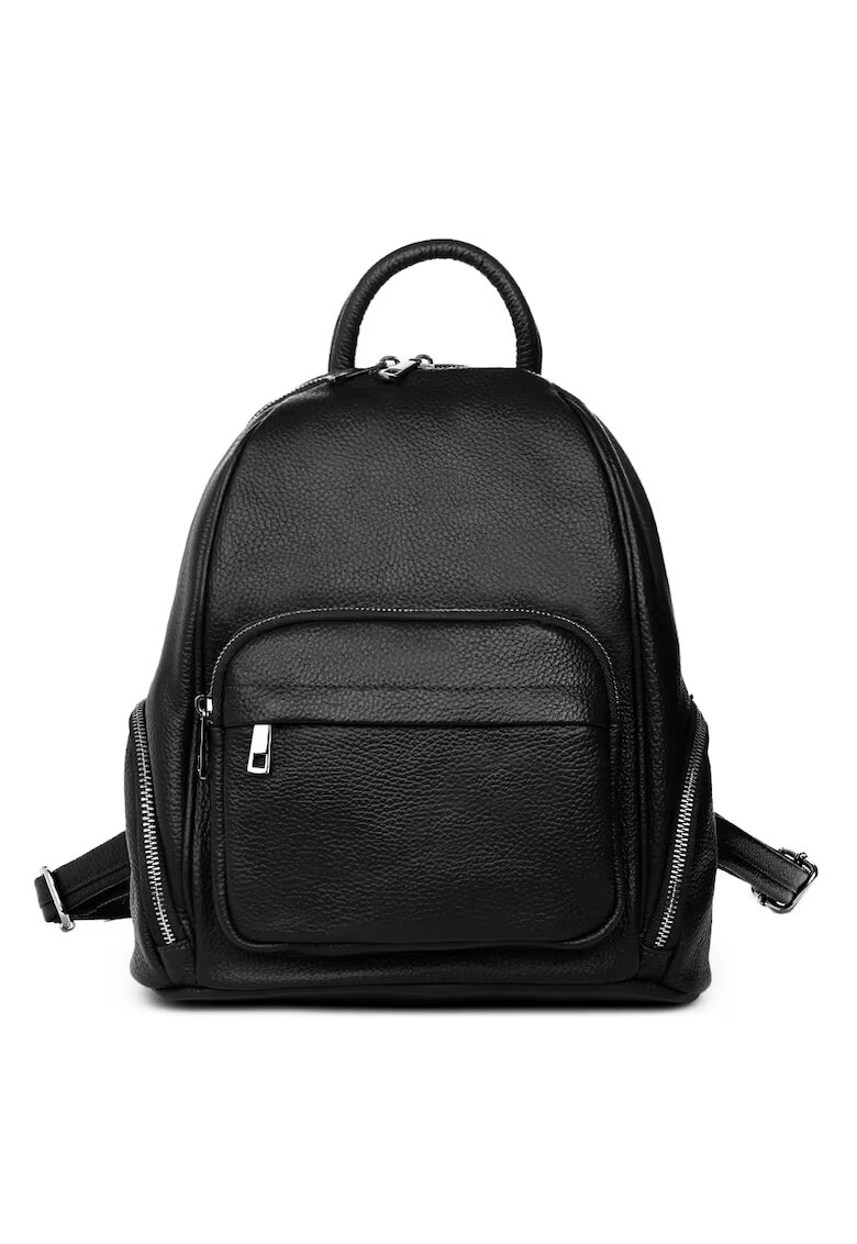 myOwn Rucsac din piele naturala Enzo - Negru