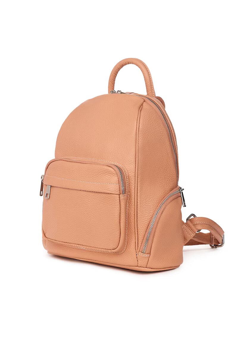 myOwn Rucsac din piele naturala Enzo - Roz