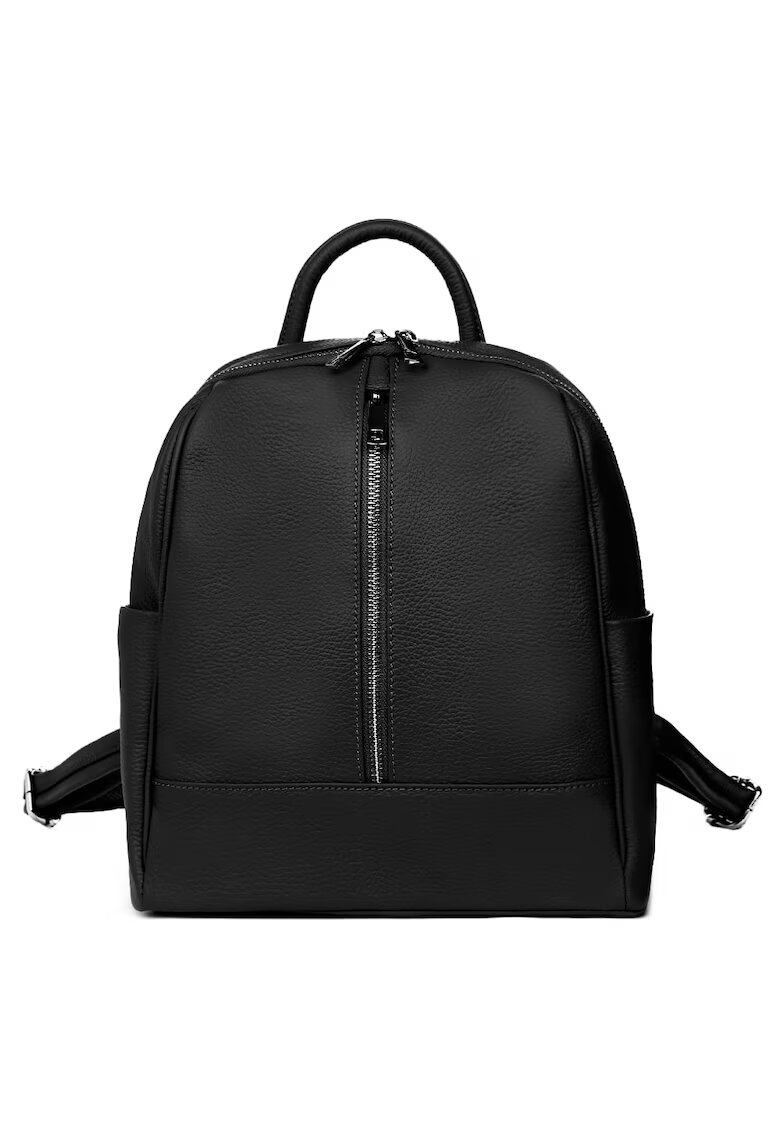 myOwn Rucsac din piele naturala Silvio - Negru