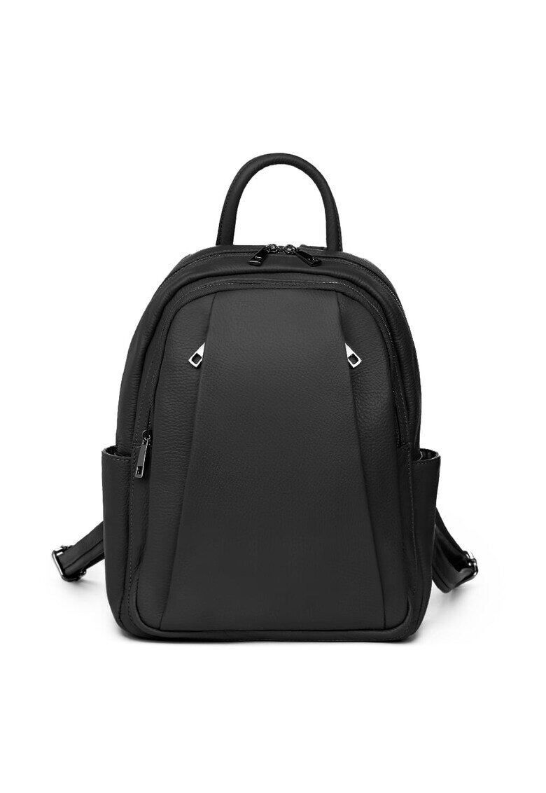 myOwn Rucsac din piele naturala Thomas - Negru