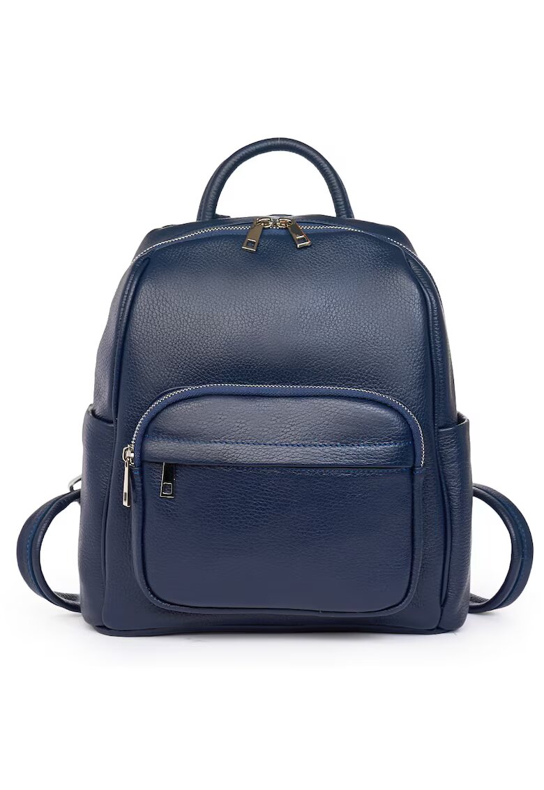 myOwn Rucsac din piele naturala Vicenzo bleumarin