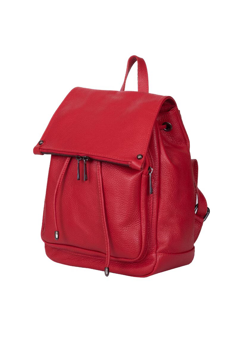 myOwn Rucsac piele naturala Jimmy maro - Rosu