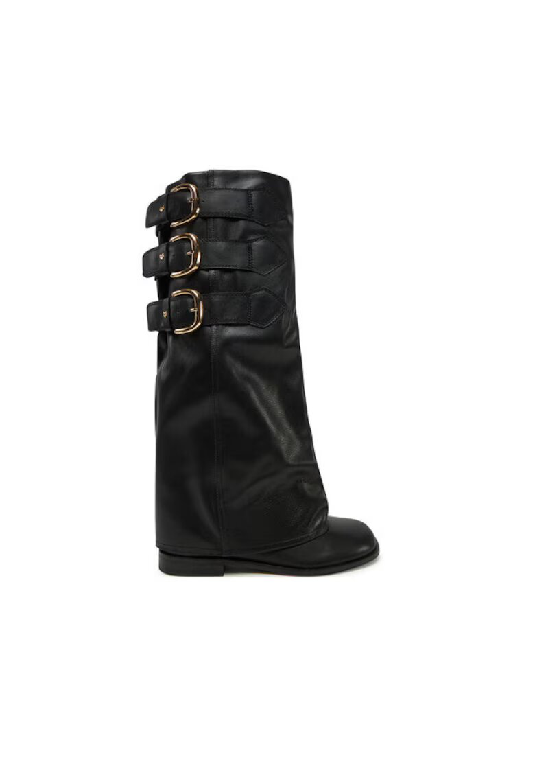 Naked Wolfe Cizme dama 305208590 - Piele naturala - Negru - Negru