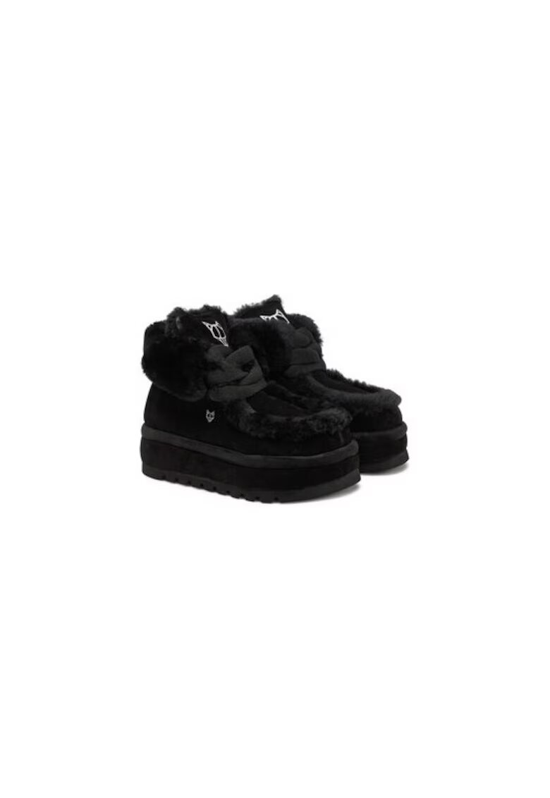 Naked Wolfe Ghete dama 305208606 - Piele naturala - Negru - Negru