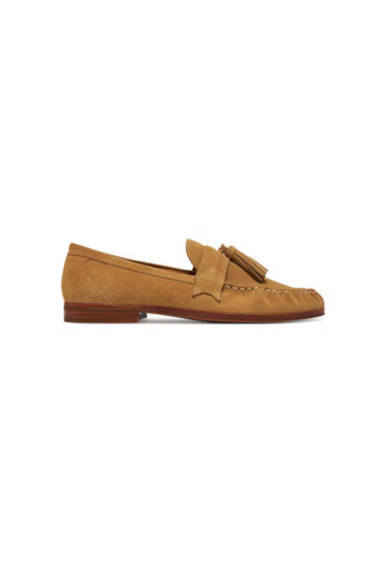 Naked Wolfe Mocasini barbati LIDO - Piele naturala - Maro - Maro