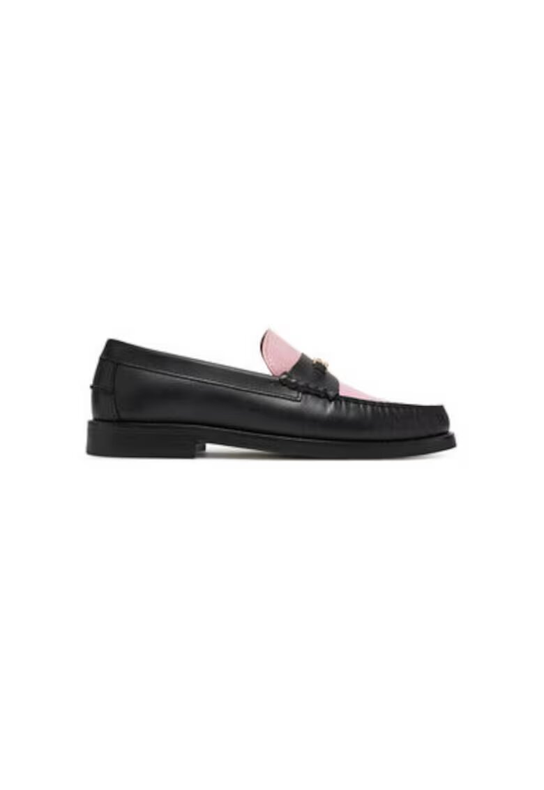 Naked Wolfe Mocasini barbati ROMA - Piele naturala - Negru - Negru