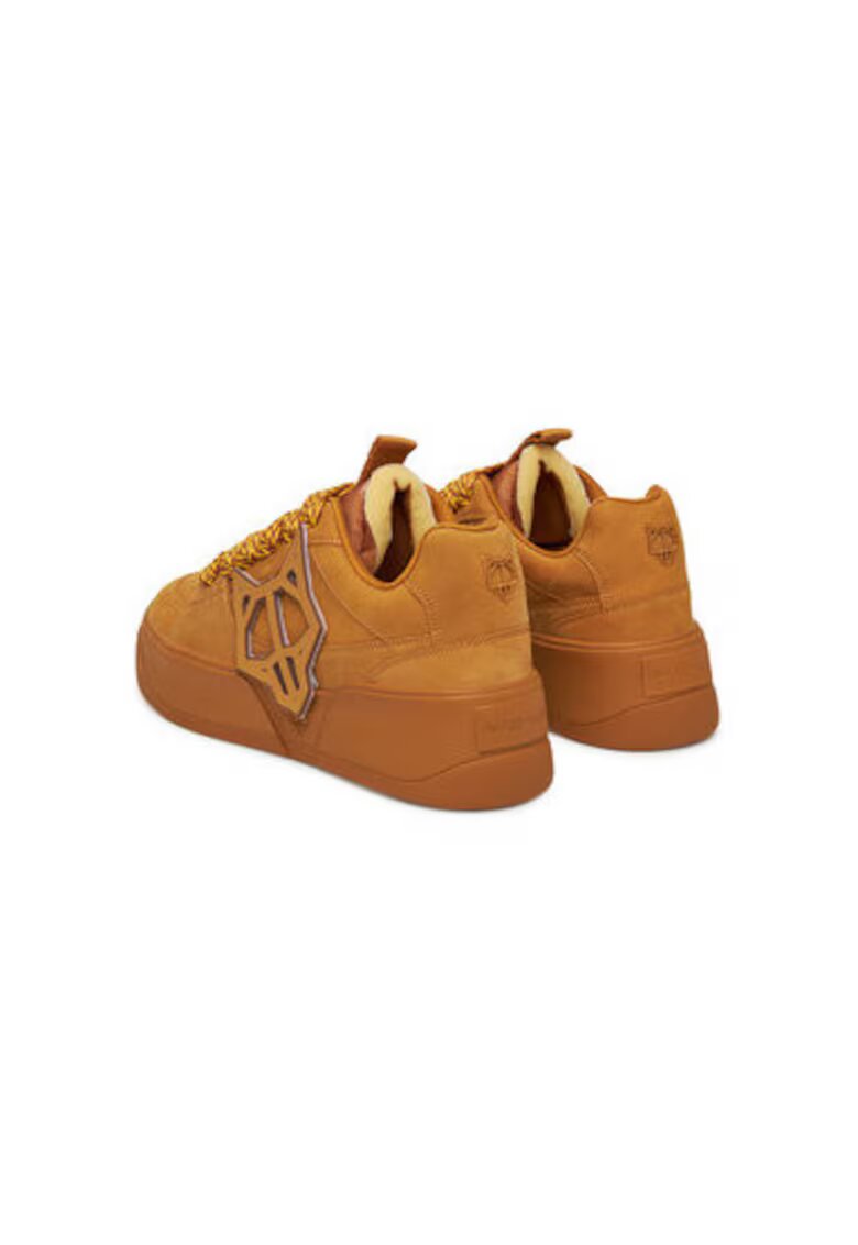 Naked Wolfe Pantofi sport barbati - KOSA - Piele naturala - Maro