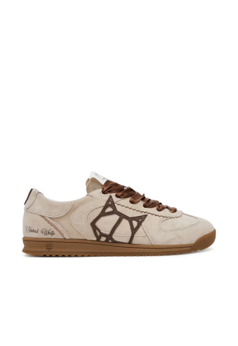 Naked Wolfe Pantofi sport dama - EXPOSUREE - Piele naturala - Alb - Alb