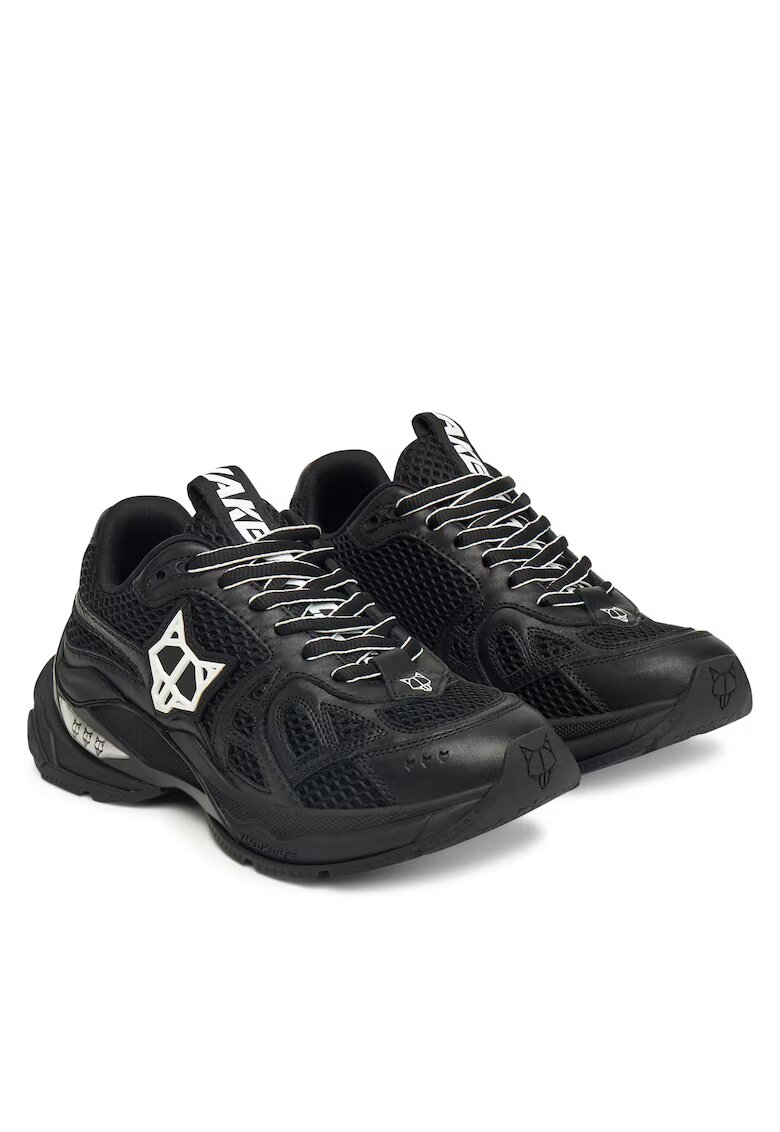Naked Wolfe Pantofi sport dama - piele naturala - alb/negru