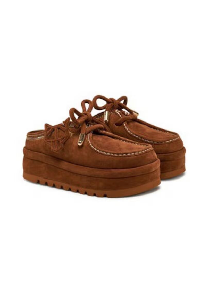 Naked Wolfe Papuci dama 305208637 - Piele naturala - Maro - Maro