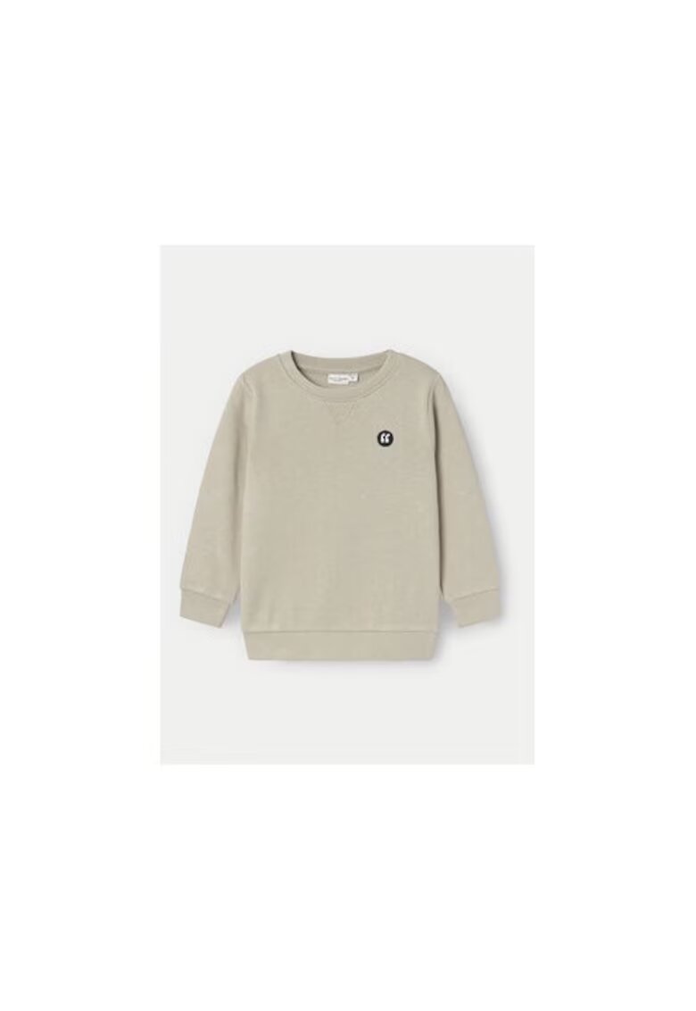 NAME IT Bluza baieti - 304718199 - Bumbac/Poliester - Bej - Bej
