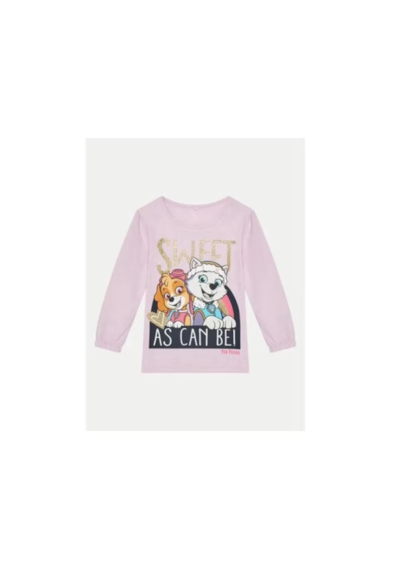 NAME IT Bluza fete - 304718496 - Bumbac - Roz - Roz