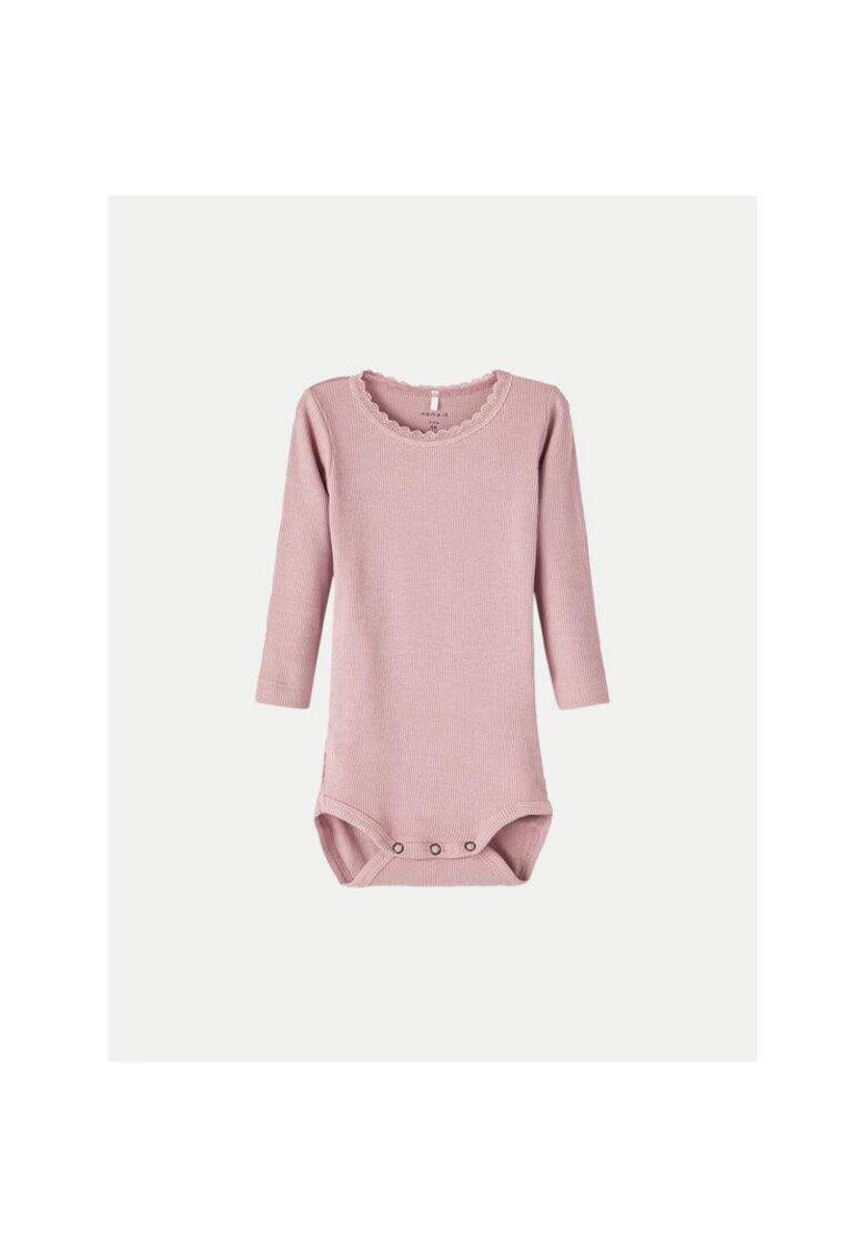 NAME IT Body fete - 304433993 - Bumbac organic/Modal - Roz - Roz