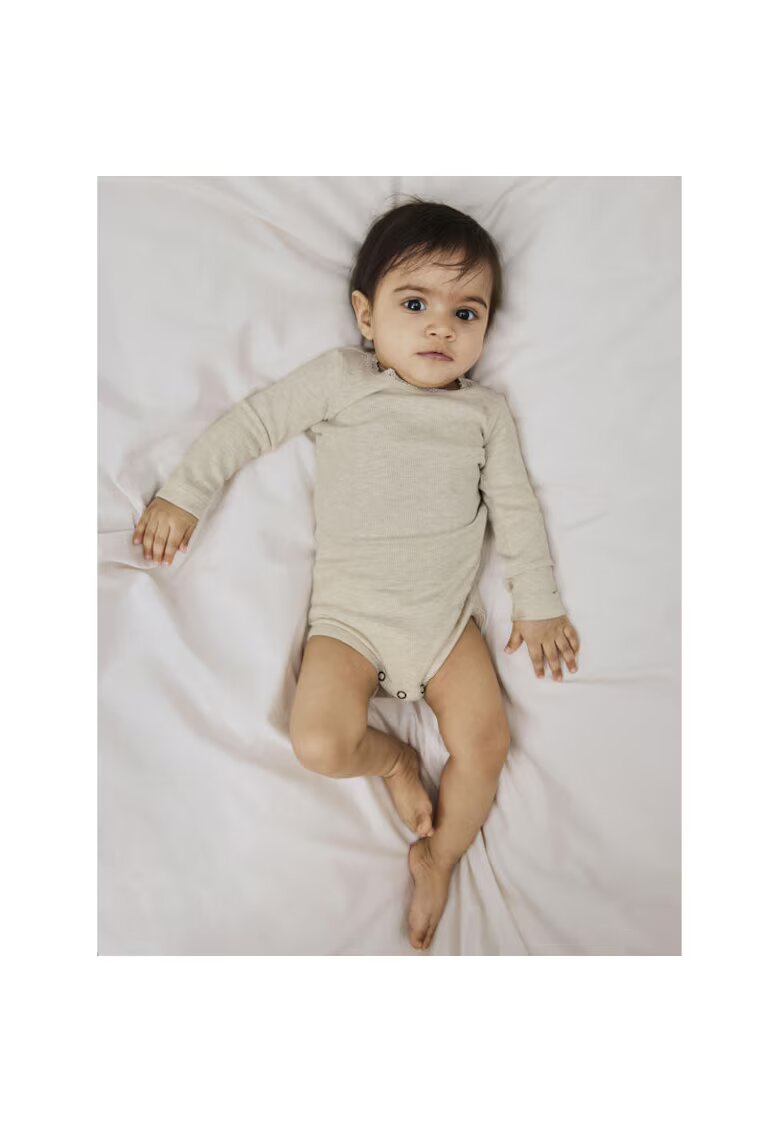NAME IT Body fete - 304434013 - Bumbac organic/Modal - Bej - Bej