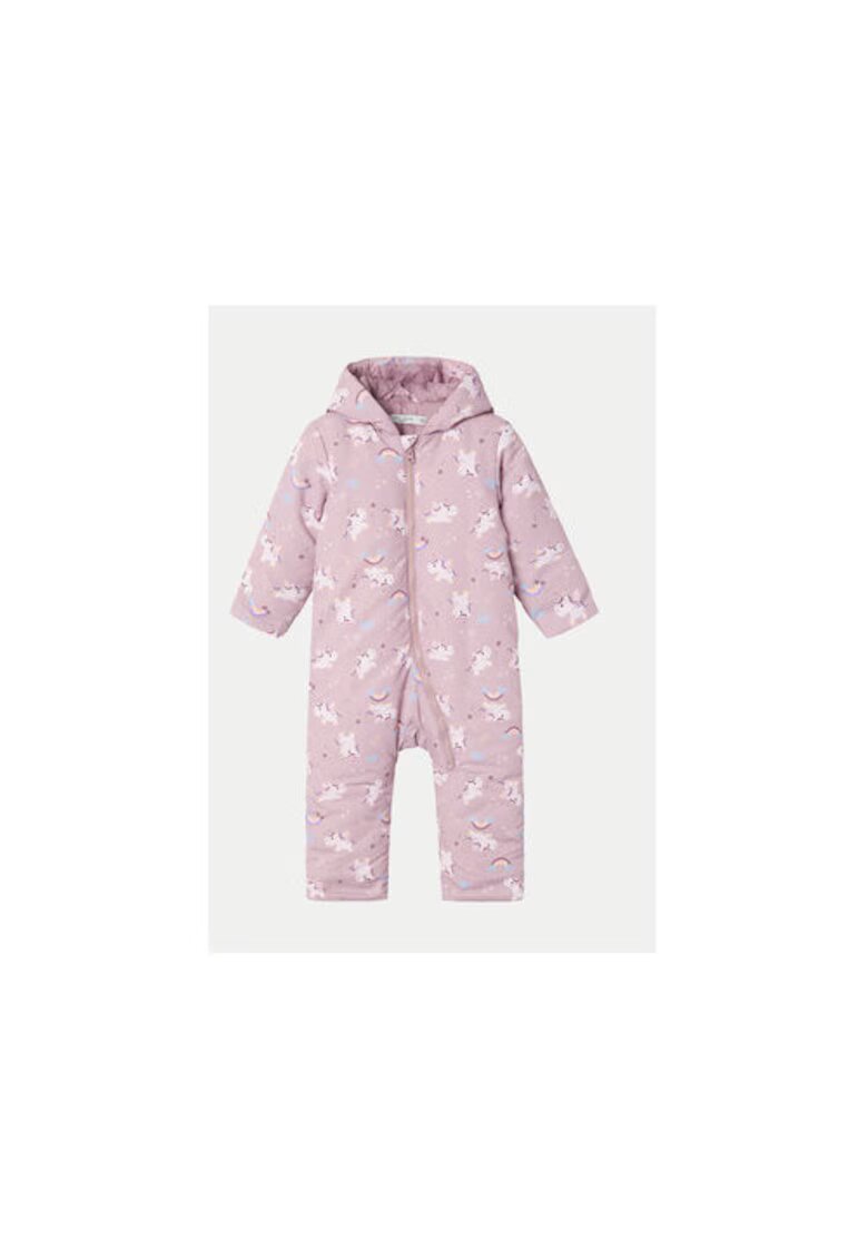 NAME IT Combinezon fete - 303870157 - Poliester reciclat - 68-74 CM - Roz