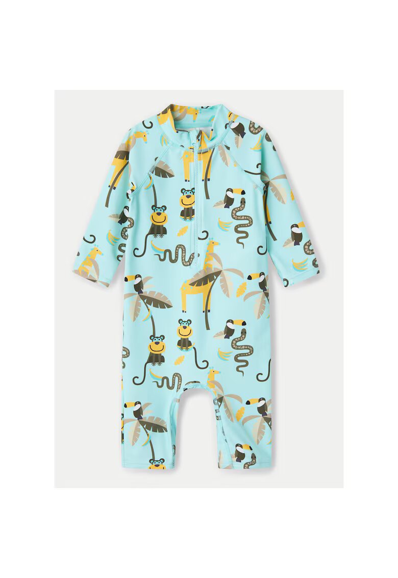 NAME IT Costum de baie copii - NMMZILO - albastru - 80% poliamida - 20% elastan