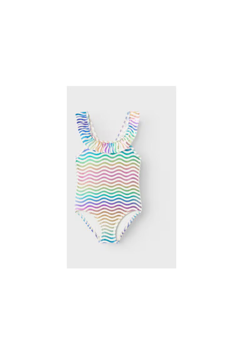 NAME IT Costum de baie fete - 303523091 - Poliamida/Elastan - Verde - Verde