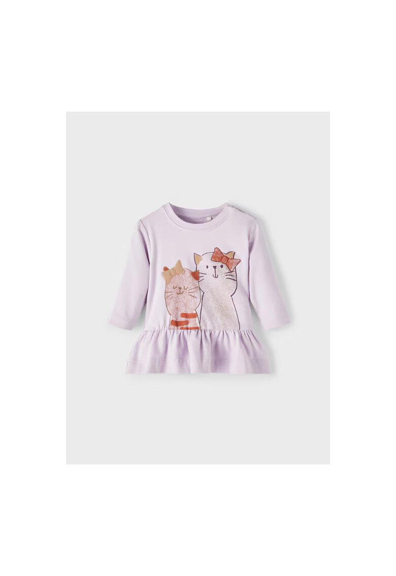 NAME IT Hanorac Fete - 300966204 - Bumbac - Violet - Violet