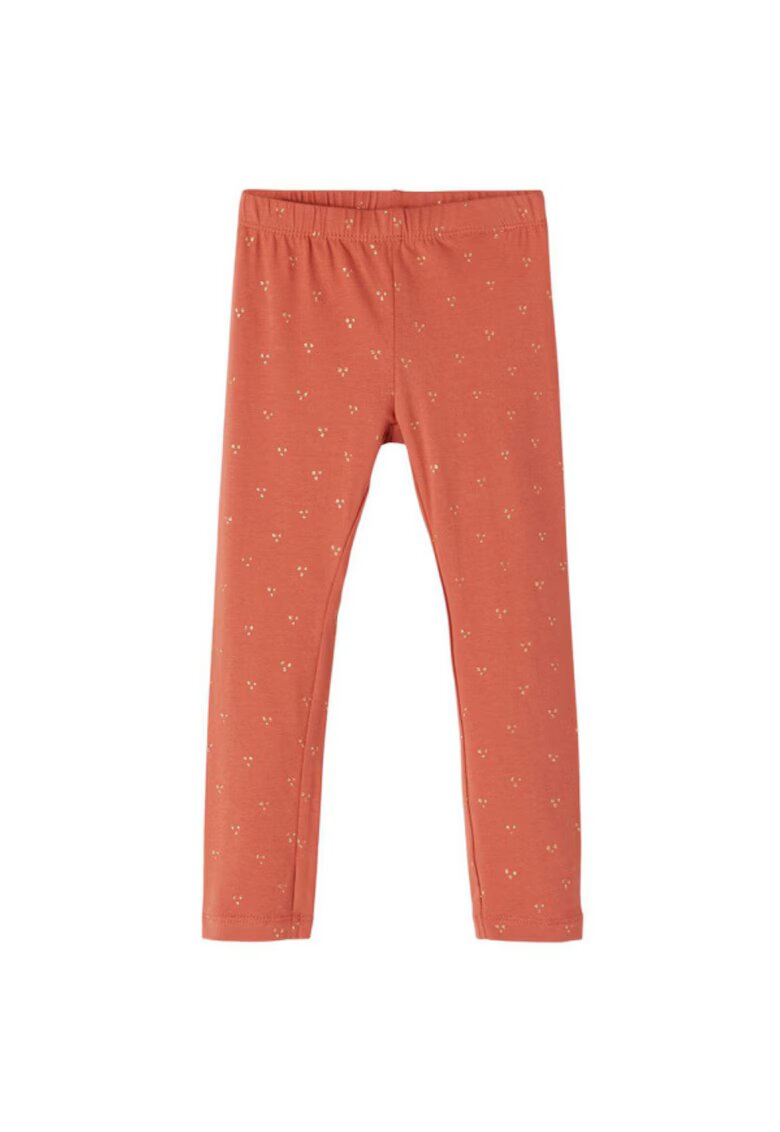 NAME IT Pantaloni copii - Vivian - bumbac - maro