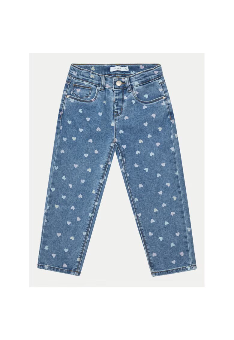 NAME IT Pantaloni fete - 304718359 - Bumbac/Poliester - Albastru - Albastru