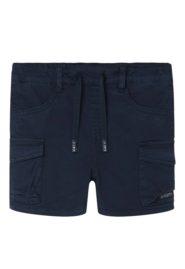 NAME IT Pantaloni scurti baieti 13225803 - Bumbac/Bumbac - Bleumarin - Bleumarin