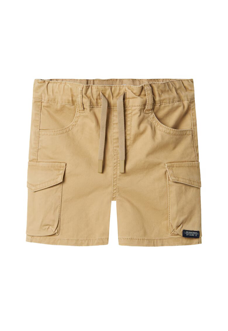 NAME IT Pantaloni scurti baieti 13225803 - Bumbac - Maro - Maro