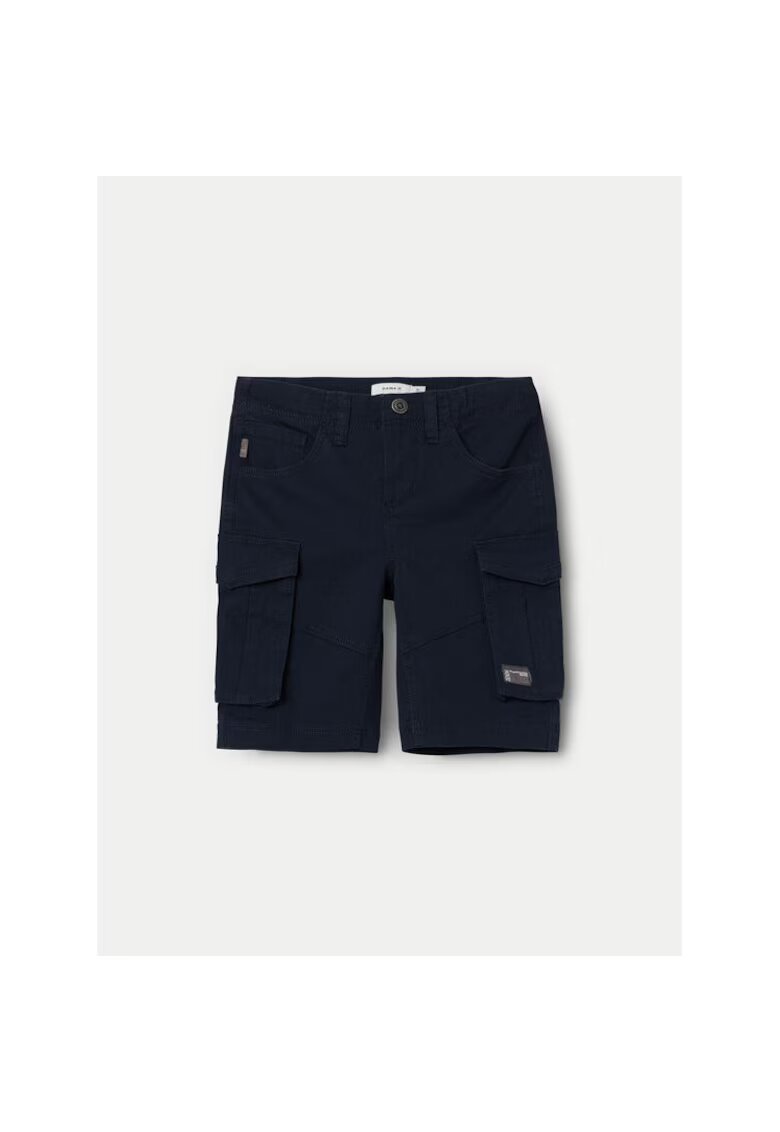NAME IT Pantaloni scurti baieti - 304014703 - Bumbac - Albastru - Albastru