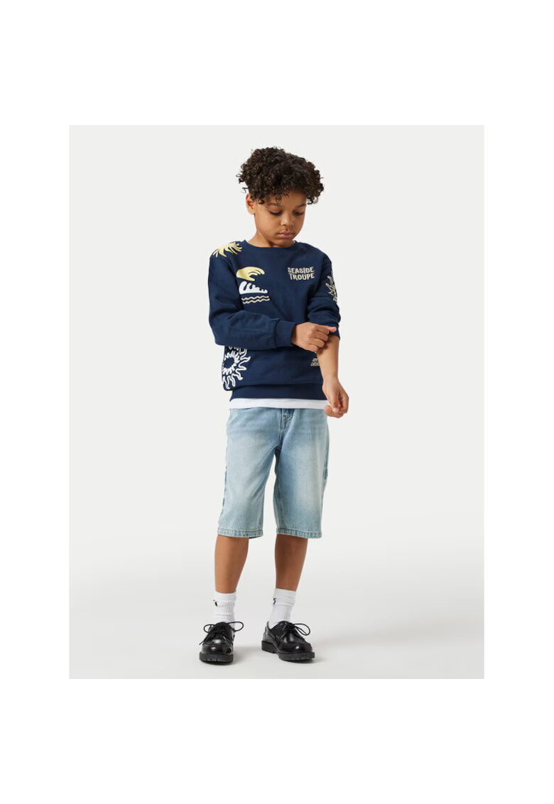 NAME IT Pantaloni scurti copii - denim - albastru -